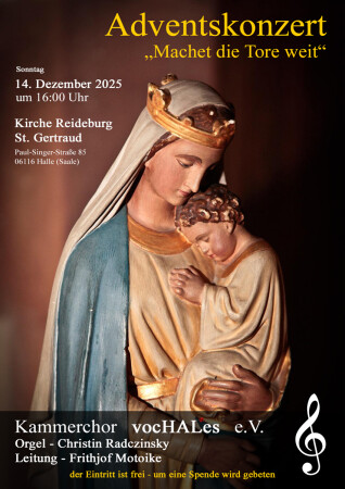 Plakat Reideburg Adventskonzert 2025